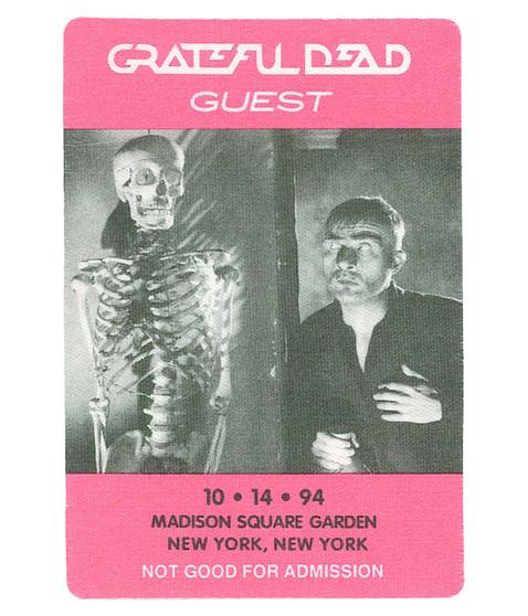 liquid blue Grateful Dead 1994 10-14 Backstage Pass