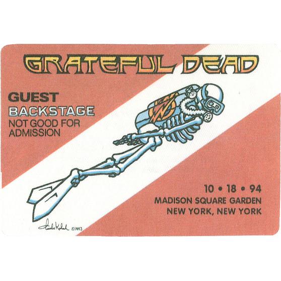 Liquid Blue Grateful Dead 1994 10-18 Backstage Pass