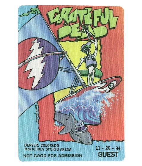 liquid blue Grateful Dead 1994 11-29 Backstage Pass