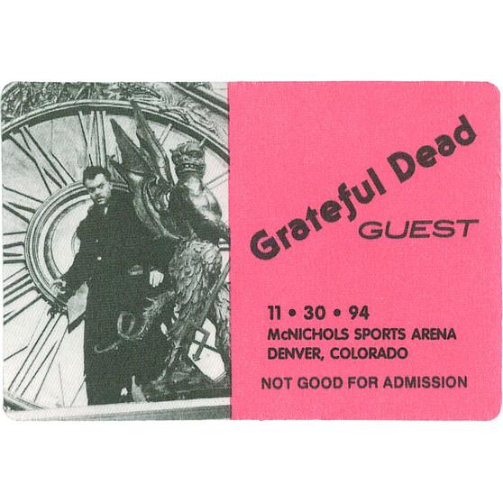 Liquid Blue Grateful Dead 1994 11-30 Backstage Pass