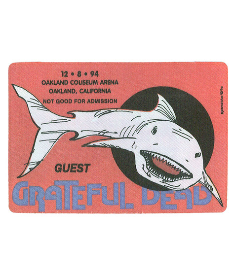liquid blue Grateful Dead 1994 12-08 Backstage Pass