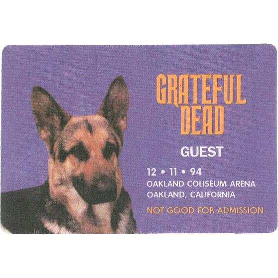 Liquid Blue Grateful Dead 1994 12-11 Backstage Pass