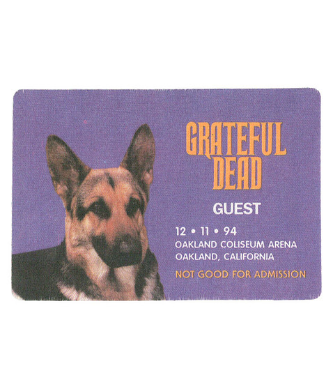 liquid blue Grateful Dead 1994 12-11 Backstage Pass