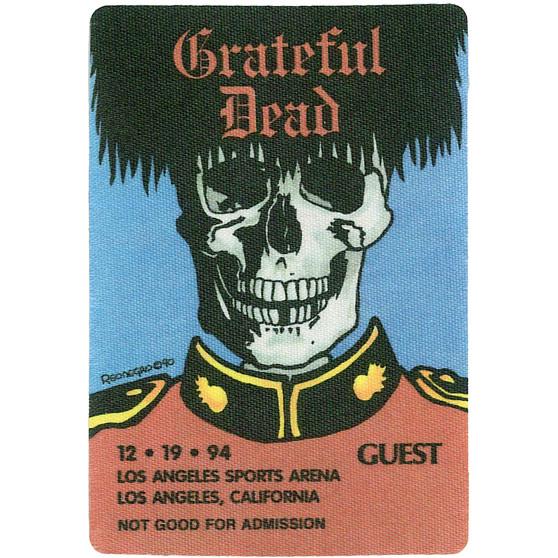 Liquid Blue Grateful Dead 1994 12-19 Backstage Pass