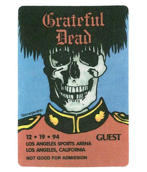 liquid blue Grateful Dead 1994 12-19 Backstage Pass