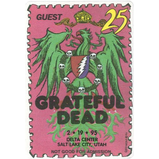 Liquid Blue Grateful Dead 1995 02-19 Backstage Pass