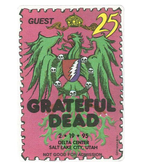 liquid blue Grateful Dead 1995 02-19 Backstage Pass