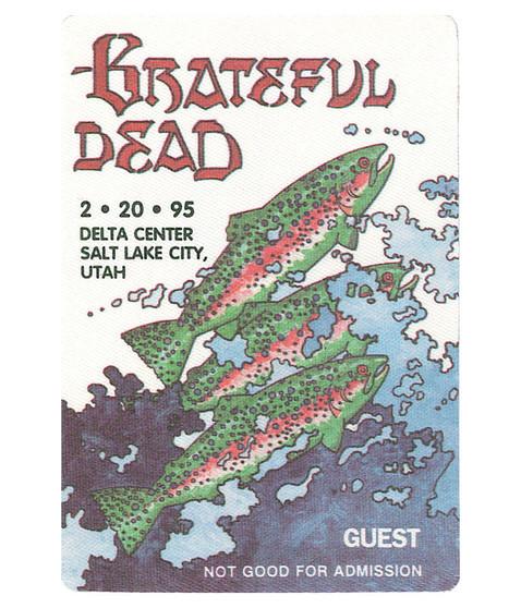 liquid blue Grateful Dead 1995 02-20 Backstage Pass