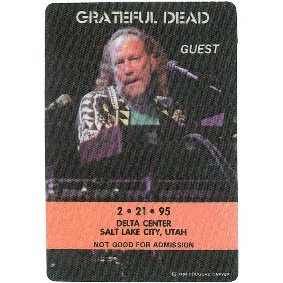 Liquid Blue Grateful Dead 1995 02-21 Backstage Pass