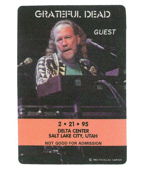 liquid blue Grateful Dead 1995 02-21 Backstage Pass
