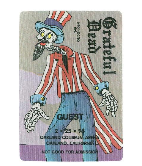 liquid blue Grateful Dead 1995 02-25 Backstage Pass