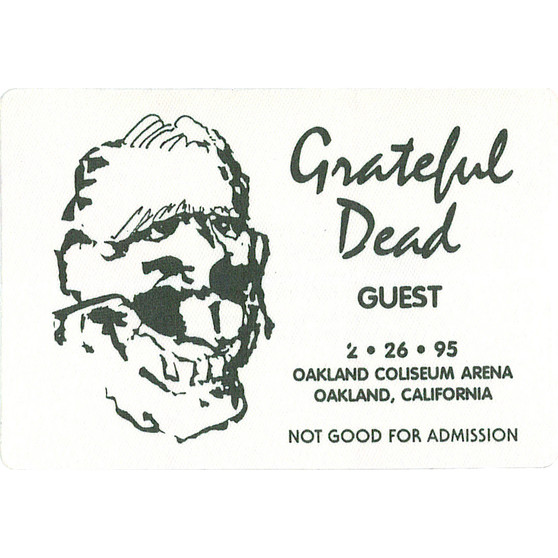 Liquid Blue Grateful Dead 1995 02-26 Backstage Pass