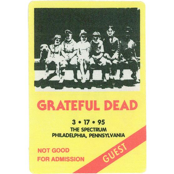 Liquid Blue Grateful Dead 1995 03-17 Backstage Pass