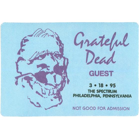 Liquid Blue Grateful Dead 1995 03-18 Backstage Pass