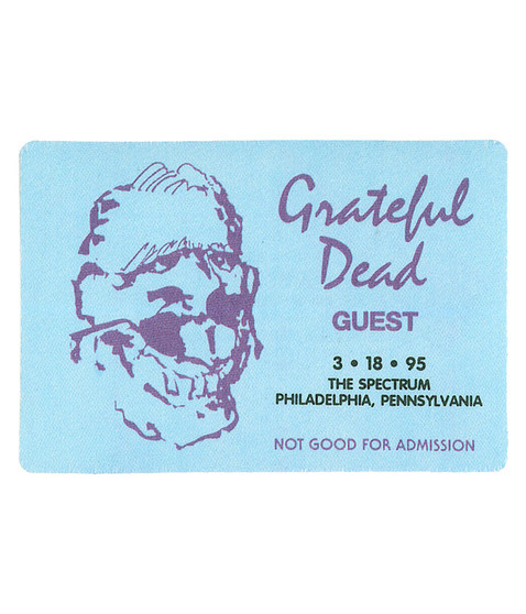 liquid blue Grateful Dead 1995 03-18 Backstage Pass