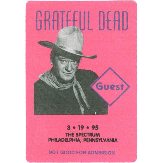Liquid Blue Grateful Dead 1995 03-19 Backstage Pass