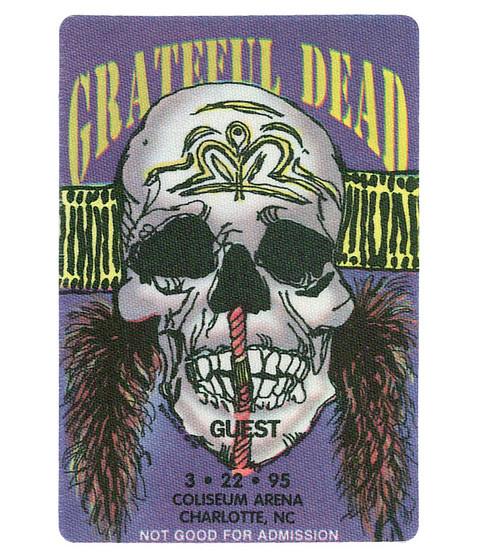 liquid blue Grateful Dead 1995 03-22 Backstage Pass