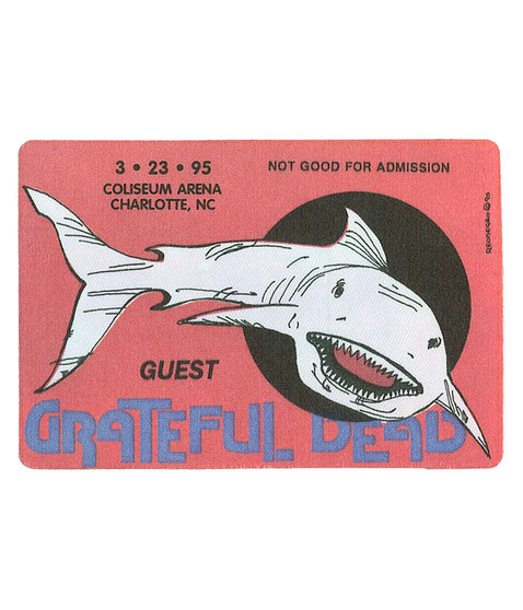 Liquid Blue Grateful Dead 1995 03-23 Backstage Pass