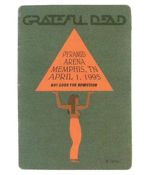 liquid blue Grateful Dead 1995 04-01 Backstage Pass