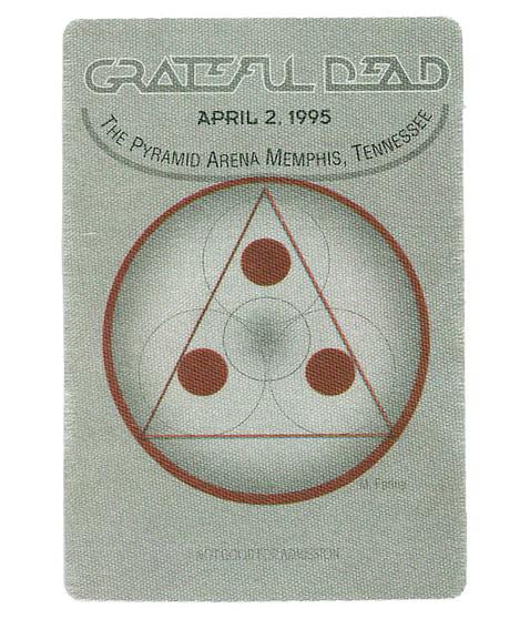 liquid blue Grateful Dead 1995 04-02 Backstage Pass