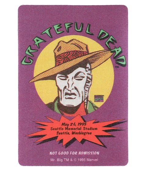 liquid blue Grateful Dead 1995 05-26 Backstage Pass
