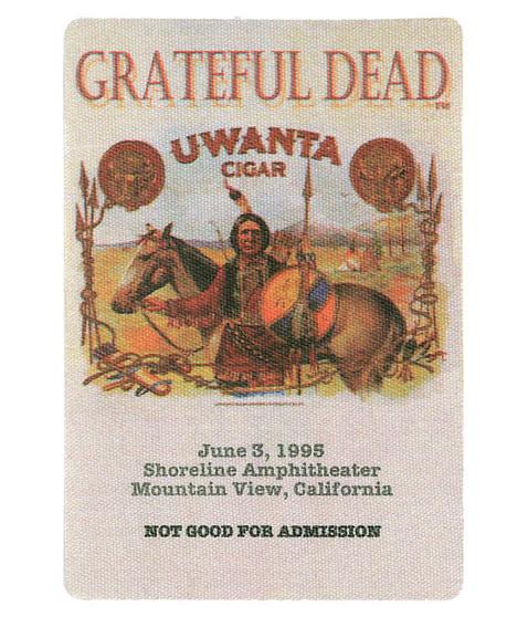 liquid blue Grateful Dead 1995 06-03 Backstage Pass