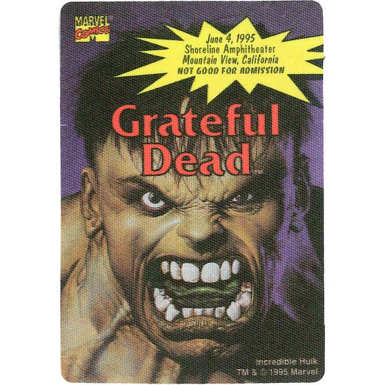 Liquid Blue Grateful Dead 1995 06-04 Backstage Pass