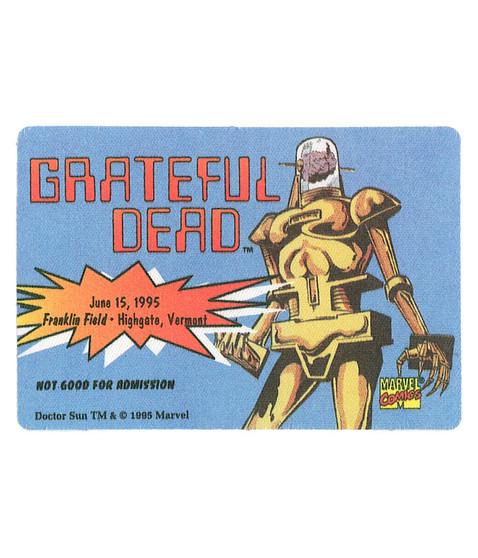 liquid blue Grateful Dead 1995 06-15 Backstage Pass
