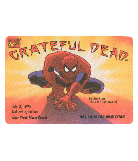 liquid blue Grateful Dead 1995 07-02 Backstage Pass