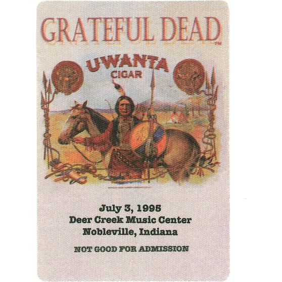 Liquid Blue Grateful Dead 1995 07-03 Backstage Pass