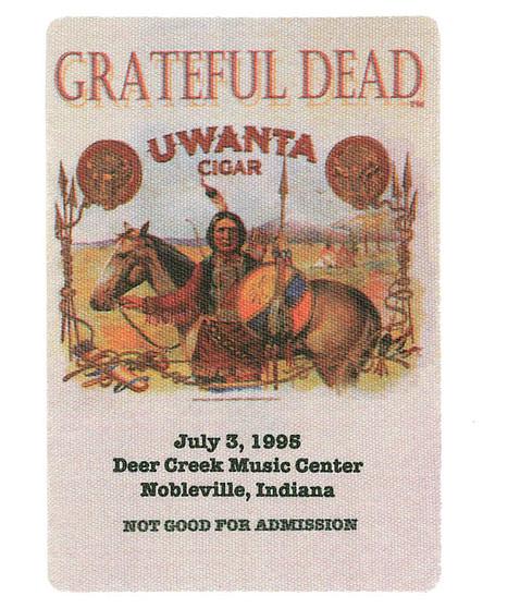 liquid blue Grateful Dead 1995 07-03 Backstage Pass