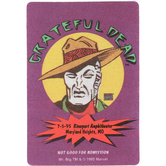 Liquid Blue Grateful Dead 1995 07-05 Backstage Pass