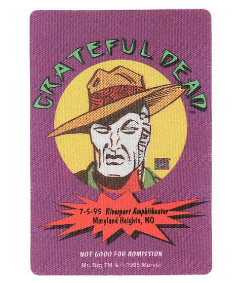 liquid blue Grateful Dead 1995 07-05 Backstage Pass