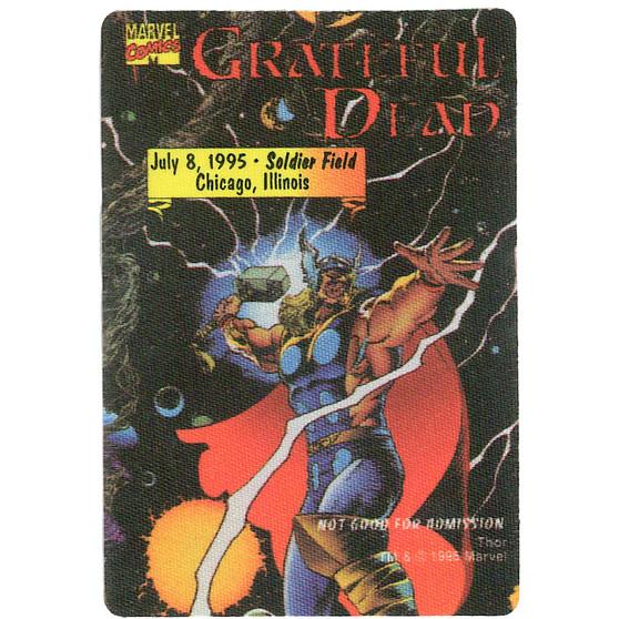 Liquid Blue Grateful Dead 1995 07-08 Backstage Pass