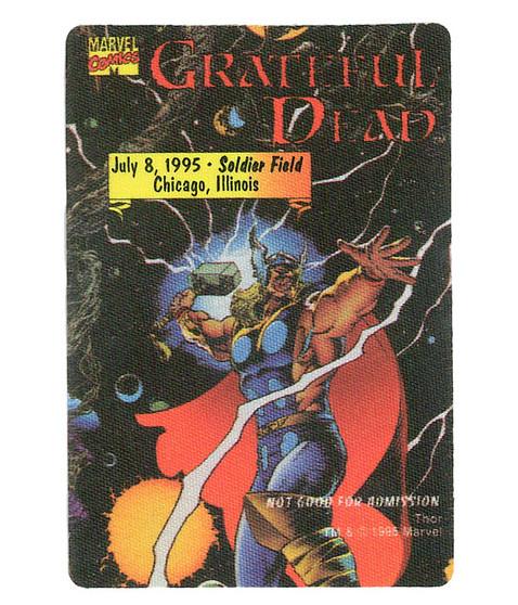liquid blue Grateful Dead 1995 07-08 Backstage Pass