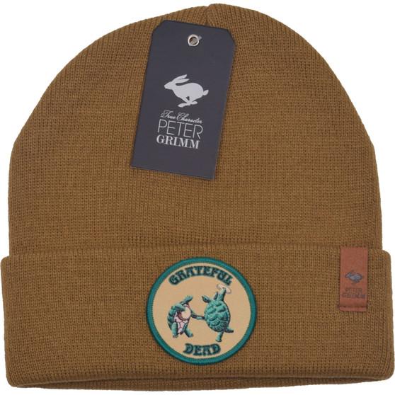 liquid blue Grateful Dead Dancing Terrapins Tan Beanie