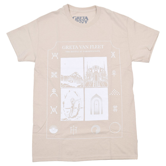 liquid blue Greta Van Fleet Album Illustration Sand T-Shirt