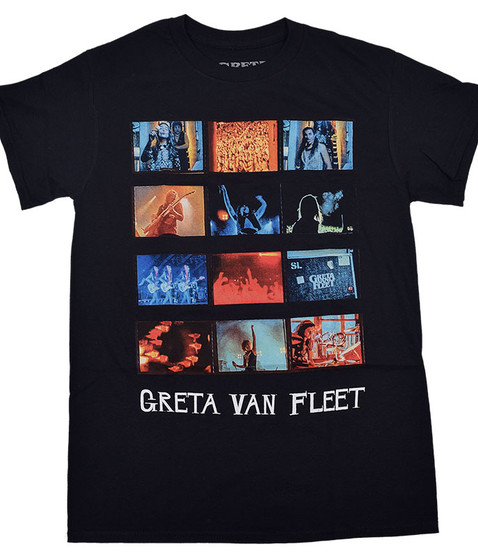 liquid blue Greta Van Fleet My Way Soon Cover Black T-Shirt