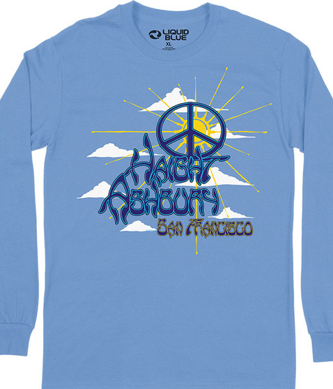 liquid blue Haight Ashbury Peace Long Sleeve T-Shirt