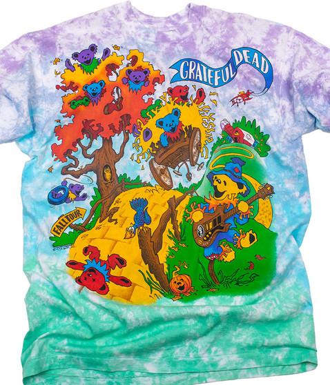 liquid blue Hayride 93 Rise & Fall Tour Tie-Dye T-Shirt