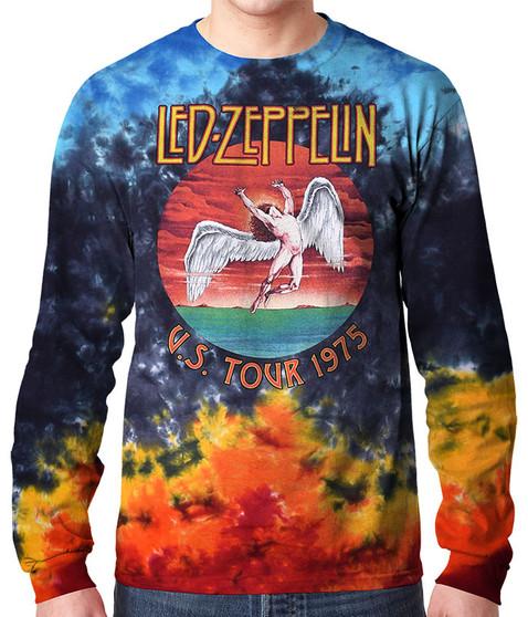 liquid blue Icarus 1975 Tie-Dye Long Sleeve T-Shirt