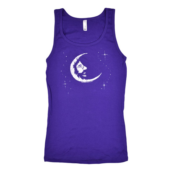 Liquid Blue Jerry Moon Purple Juniors Tank Top T-Shirt