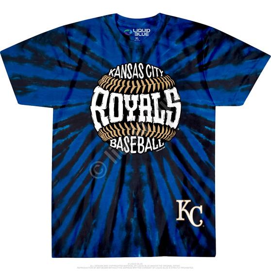Liquid Blue Kansas City Royals Burst Tie-Dye T-Shirt