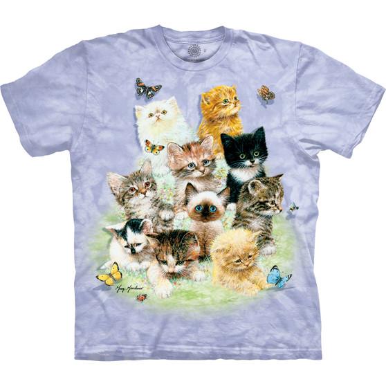 Liquid Blue 10 Kittens Classic Cotton T-Shirt