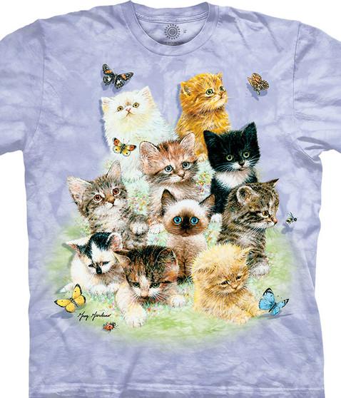 liquid blue 10 Kittens Classic Cotton T-Shirt