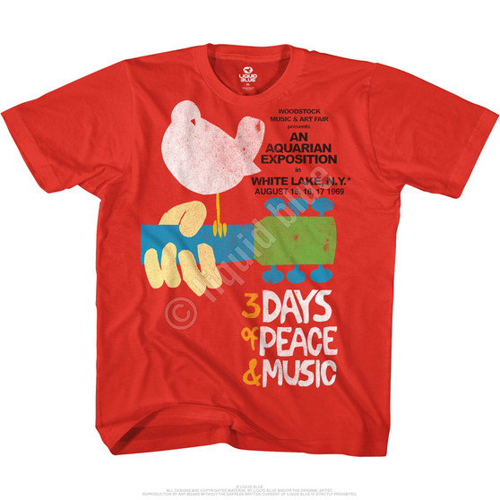 Liquid Blue 3 Days Red T-Shirt