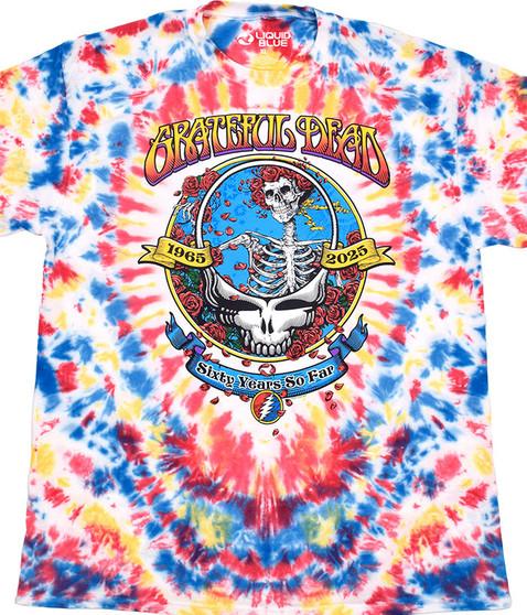 liquid blue 60th Anniversary Tie-Dye T-Shirt