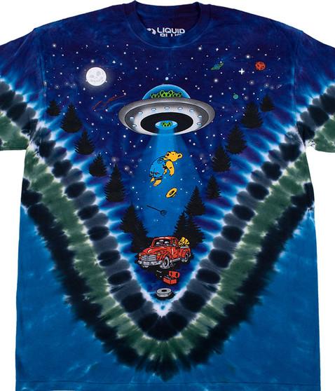 liquid blue Abduction Tie-Dye T-Shirt