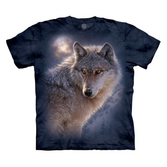 Liquid Blue Adventure Wolf Classic Cotton T-Shirt