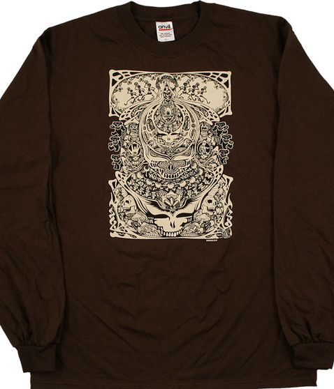 liquid blue Aiko Aiko Brown Long Sleeve T-Shirt